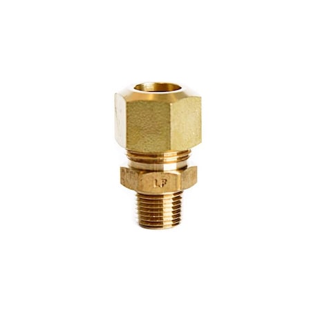 Atc ATC 3/8 in. Compression bin X 1/8 in. D MPT Brass Connector 6JC120110701019